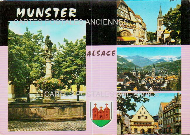 Cartes postales anciennes > CARTES POSTALES > carte postale ancienne > cartes-postales-ancienne.com Haut rhin  Munster