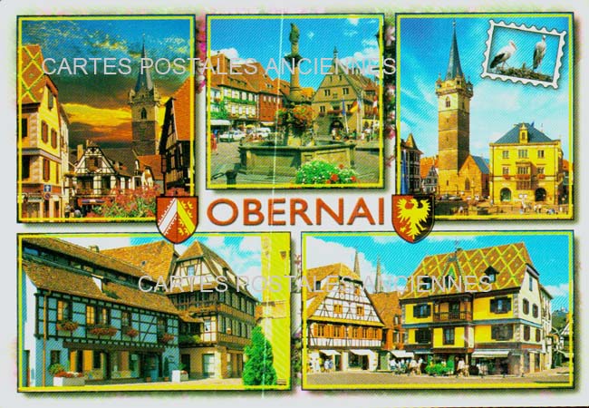 Cartes postales anciennes > CARTES POSTALES > carte postale ancienne > cartes-postales-ancienne.com Grand est Bas rhin Obernai