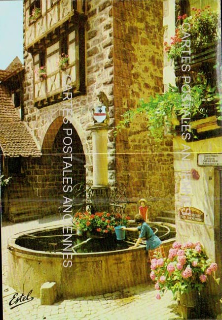 Cartes postales anciennes > CARTES POSTALES > carte postale ancienne > cartes-postales-ancienne.com Haut rhin  Riquewihr
