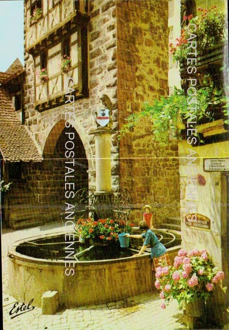 Cartes postales anciennes > CARTES POSTALES > carte postale ancienne > cartes-postales-ancienne.com Grand est Haut rhin Riquewihr