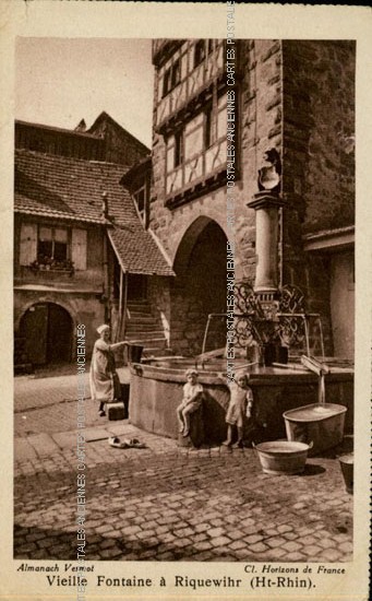 Cartes postales anciennes > CARTES POSTALES > carte postale ancienne > cartes-postales-ancienne.com Haut rhin  Riquewihr