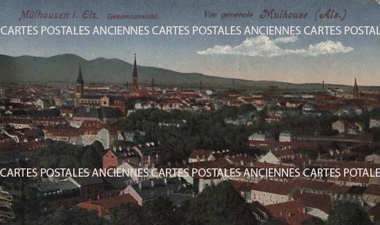Cartes postales anciennes > CARTES POSTALES > carte postale ancienne > cartes-postales-ancienne.com Haut rhin  Mulhouse