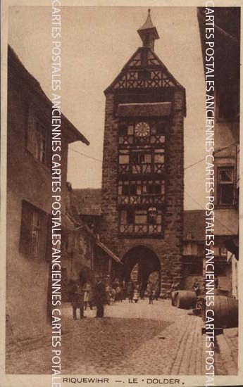 Cartes postales anciennes > CARTES POSTALES > carte postale ancienne > cartes-postales-ancienne.com Haut rhin  Riquewihr