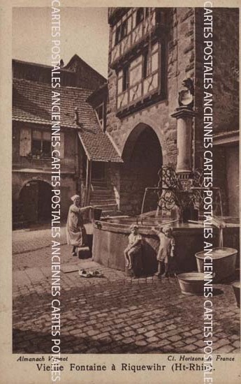 Cartes postales anciennes > CARTES POSTALES > carte postale ancienne > cartes-postales-ancienne.com Haut rhin  Riquewihr
