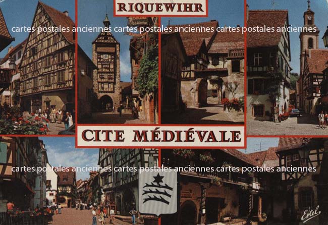Cartes postales anciennes > CARTES POSTALES > carte postale ancienne > cartes-postales-ancienne.com Haut rhin  Riquewihr