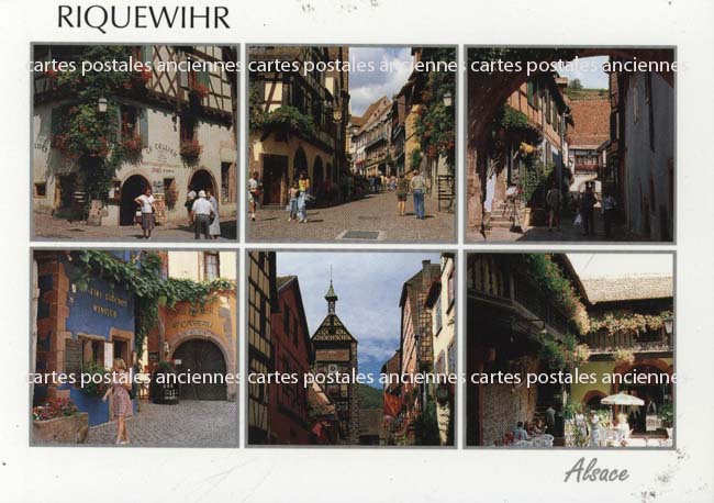 Cartes postales anciennes > CARTES POSTALES > carte postale ancienne > cartes-postales-ancienne.com Haut rhin  Riquewihr