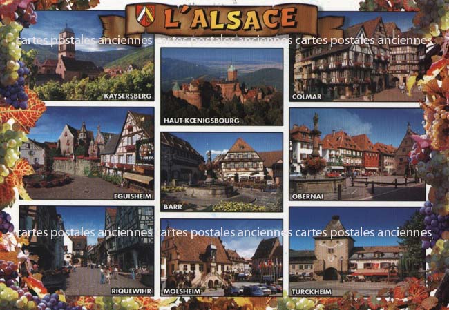 Cartes postales anciennes > CARTES POSTALES > carte postale ancienne > cartes-postales-ancienne.com Haut rhin  Riquewihr