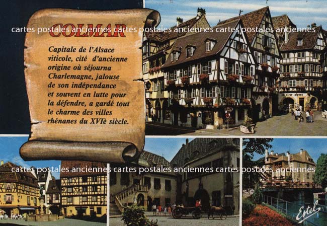Cartes postales anciennes > CARTES POSTALES > carte postale ancienne > cartes-postales-ancienne.com Haut rhin  Colmar