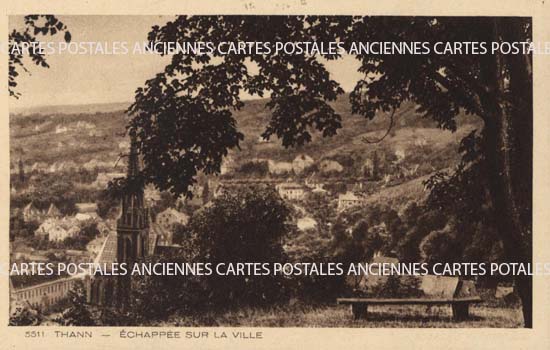 Cartes postales anciennes > CARTES POSTALES > carte postale ancienne > cartes-postales-ancienne.com Grand est Haut rhin Thann