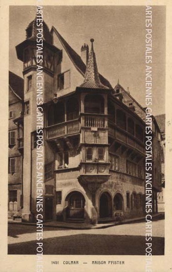 Cartes postales anciennes > CARTES POSTALES > carte postale ancienne > cartes-postales-ancienne.com Grand est Haut rhin Colmar