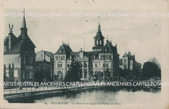 Cartes postales anciennes > CARTES POSTALES > carte postale ancienne > cartes-postales-ancienne.com Grand est Haut rhin Mulhouse
