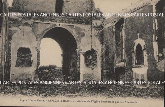 Cartes postales anciennes > CARTES POSTALES > carte postale ancienne > cartes-postales-ancienne.com Grand est Haut rhin Aspach Le Haut
