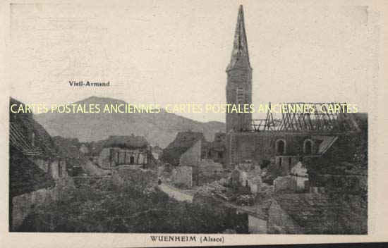 Cartes postales anciennes > CARTES POSTALES > carte postale ancienne > cartes-postales-ancienne.com Grand est Haut rhin Wuenheim