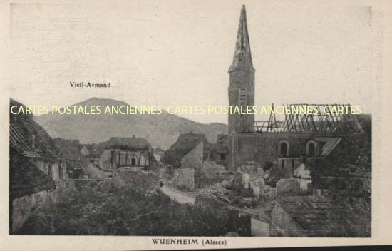 Cartes postales anciennes > CARTES POSTALES > carte postale ancienne > cartes-postales-ancienne.com Haut rhin  Wuenheim