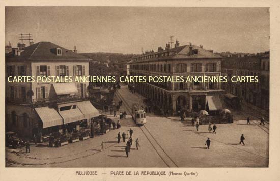 Cartes postales anciennes > CARTES POSTALES > carte postale ancienne > cartes-postales-ancienne.com Haut rhin  Mulhouse