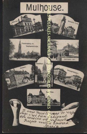 Cartes postales anciennes > CARTES POSTALES > carte postale ancienne > cartes-postales-ancienne.com Haut rhin  Mulhouse