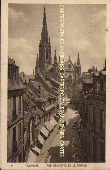 Cartes postales anciennes > CARTES POSTALES > carte postale ancienne > cartes-postales-ancienne.com Haut rhin  Mulhouse