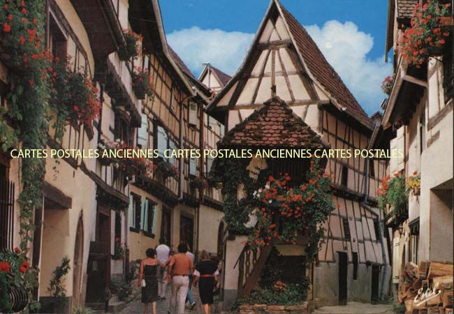 Cartes postales anciennes > CARTES POSTALES > carte postale ancienne > cartes-postales-ancienne.com Grand est Haut rhin Eguisheim