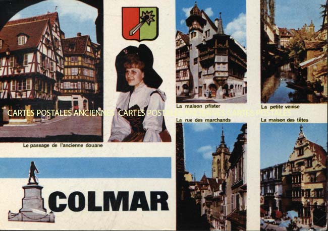 Cartes postales anciennes > CARTES POSTALES > carte postale ancienne > cartes-postales-ancienne.com Haut rhin  Colmar
