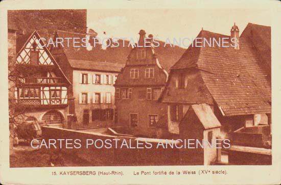 Cartes postales anciennes > CARTES POSTALES > carte postale ancienne > cartes-postales-ancienne.com Haut rhin  Kaysersberg
