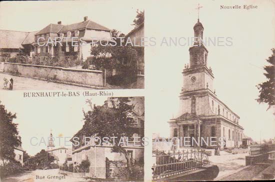 Cartes postales anciennes > CARTES POSTALES > carte postale ancienne > cartes-postales-ancienne.com Grand est Haut rhin Burnhaupt Le Bas