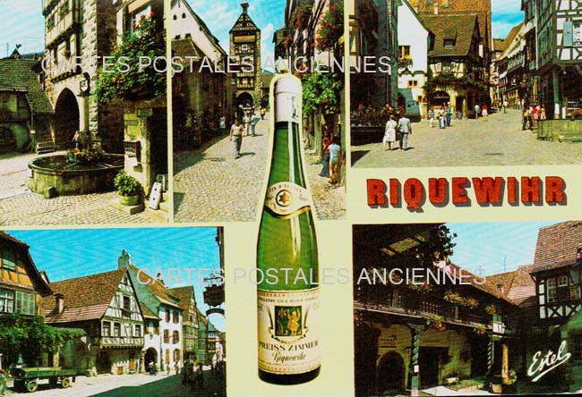 Cartes postales anciennes > CARTES POSTALES > carte postale ancienne > cartes-postales-ancienne.com Grand est Haut rhin Riquewihr