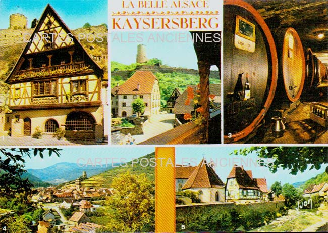 Cartes postales anciennes > CARTES POSTALES > carte postale ancienne > cartes-postales-ancienne.com Haut rhin  Kaysersberg