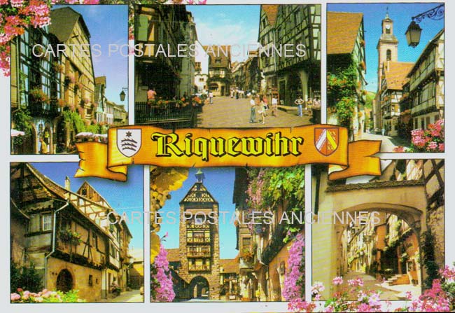 Cartes postales anciennes > CARTES POSTALES > carte postale ancienne > cartes-postales-ancienne.com Grand est Haut rhin Riquewihr