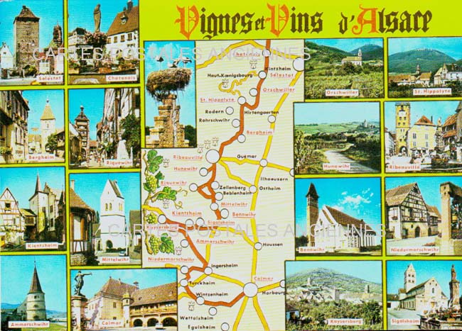 Cartes postales anciennes > CARTES POSTALES > carte postale ancienne > cartes-postales-ancienne.com Haut rhin  Ribeauville