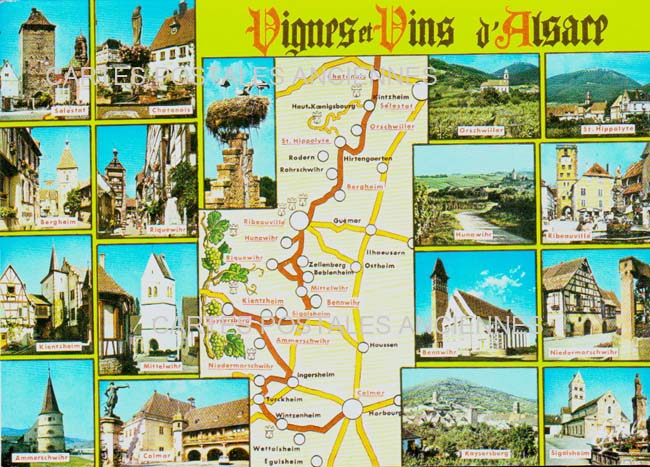 Cartes postales anciennes > CARTES POSTALES > carte postale ancienne > cartes-postales-ancienne.com Grand est Haut rhin Ribeauville