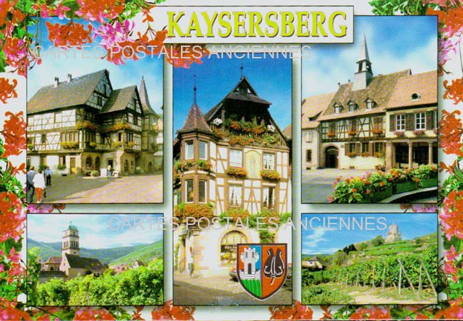 Cartes postales anciennes > CARTES POSTALES > carte postale ancienne > cartes-postales-ancienne.com Grand est Haut rhin Kaysersberg