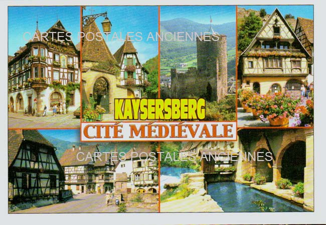 Cartes postales anciennes > CARTES POSTALES > carte postale ancienne > cartes-postales-ancienne.com Grand est Haut rhin Kaysersberg