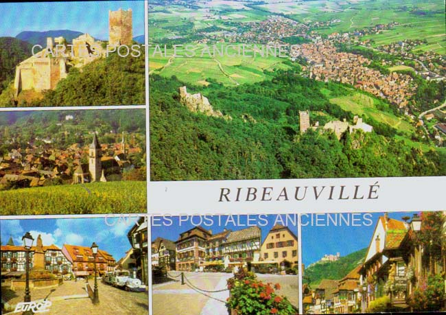Cartes postales anciennes > CARTES POSTALES > carte postale ancienne > cartes-postales-ancienne.com Grand est Haut rhin Ribeauville