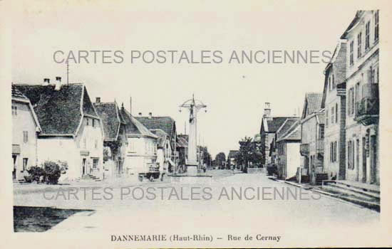 Cartes postales anciennes > CARTES POSTALES > carte postale ancienne > cartes-postales-ancienne.com Grand est Haut rhin Dannemarie