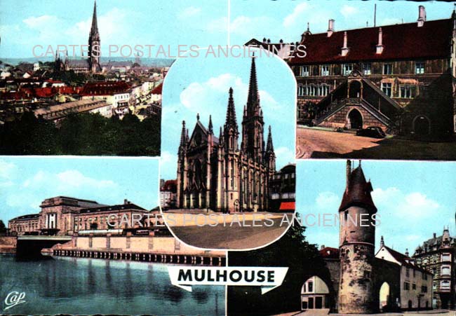 Cartes postales anciennes > CARTES POSTALES > carte postale ancienne > cartes-postales-ancienne.com Haut rhin  Mulhouse