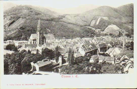 Cartes postales anciennes > CARTES POSTALES > carte postale ancienne > cartes-postales-ancienne.com Haut rhin  Thann