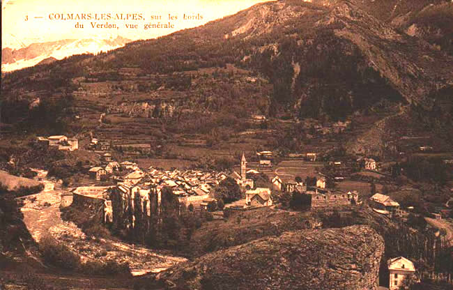 Cartes postales anciennes > CARTES POSTALES > carte postale ancienne > cartes-postales-ancienne.com Provence alpes cote d'azur Alpes de haute provence Colmars