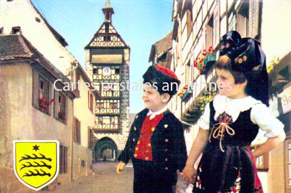 Cartes postales anciennes > CARTES POSTALES > carte postale ancienne > cartes-postales-ancienne.com Haut rhin  Riquewihr