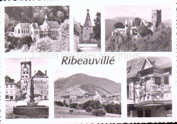 Cartes postales anciennes > CARTES POSTALES > carte postale ancienne > cartes-postales-ancienne.com Grand est Haut rhin Ribeauville