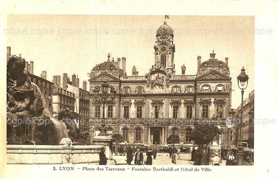 Cartes postales anciennes > CARTES POSTALES > carte postale ancienne > cartes-postales-ancienne.com Rhone  Lyon 1er