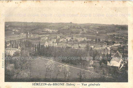 Cartes postales anciennes > CARTES POSTALES > carte postale ancienne > cartes-postales-ancienne.com Rhone  Serezin Du Rhone