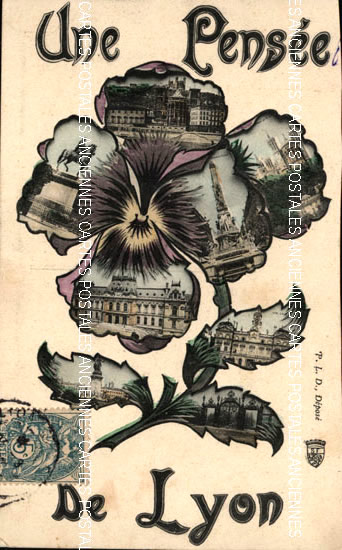 Cartes postales anciennes > CARTES POSTALES > carte postale ancienne > cartes-postales-ancienne.com Rhone  Lyon