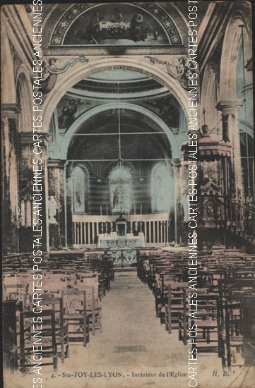 Cartes postales anciennes > CARTES POSTALES > carte postale ancienne > cartes-postales-ancienne.com Rhone  Sainte Foy Les Lyon