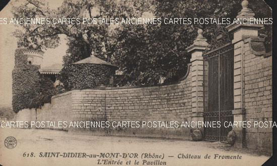 Cartes postales anciennes > CARTES POSTALES > carte postale ancienne > cartes-postales-ancienne.com Rhone  Saint Didier Au Mont D Or
