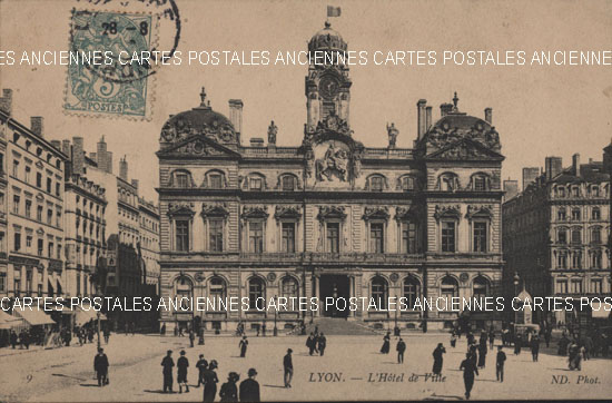 Cartes postales anciennes > CARTES POSTALES > carte postale ancienne > cartes-postales-ancienne.com Auvergne rhone alpes Rhone Lyon 1er