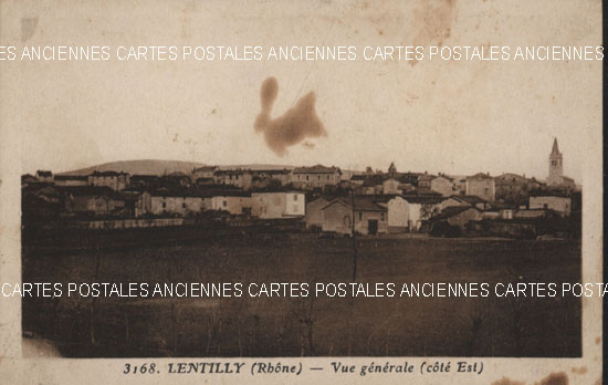 Cartes postales anciennes > CARTES POSTALES > carte postale ancienne > cartes-postales-ancienne.com Auvergne rhone alpes Rhone Lentilly