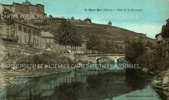 Cartes postales anciennes > CARTES POSTALES > carte postale ancienne > cartes-postales-ancienne.com Rhone  Sain Bel