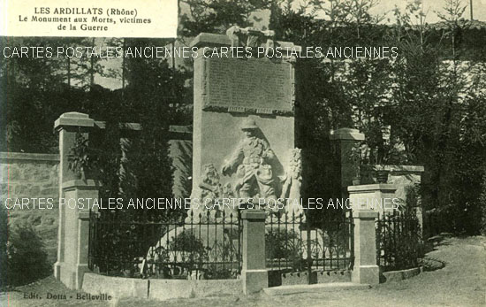 Cartes postales anciennes > CARTES POSTALES > carte postale ancienne > cartes-postales-ancienne.com Auvergne rhone alpes Rhone Les Ardillats