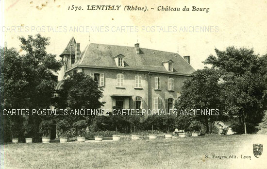 Cartes postales anciennes > CARTES POSTALES > carte postale ancienne > cartes-postales-ancienne.com Rhone  Lentilly