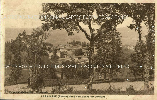 Cartes postales anciennes > CARTES POSTALES > carte postale ancienne > cartes-postales-ancienne.com Rhone  Larajasse
